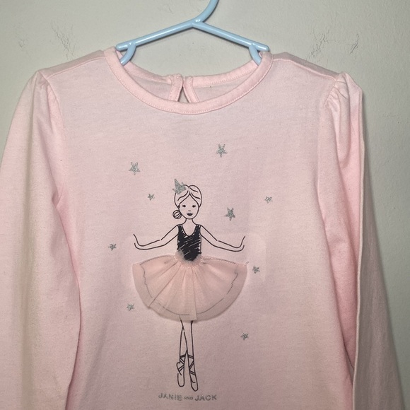 Janie & Jack Ballerina Shirt size 7 - Picture 5 of 9